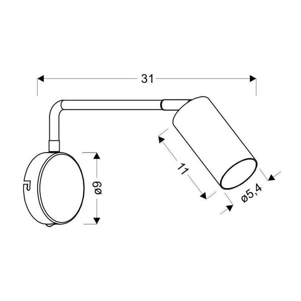 Must metallist seinalamp Tina - Candellux Lighting-image-3