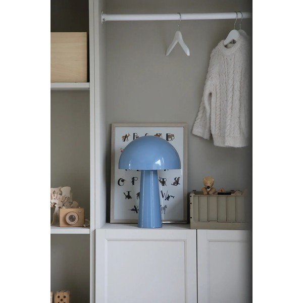 Sinine lauavalgusti metallist varjuga (kõrgus 36 cm) Mantar - Markslöjd-image-2