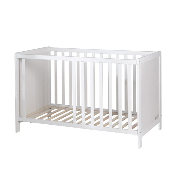 Valge võrevoodi 60x120 cm - Roba-image-3