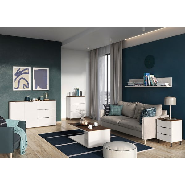 Hall ja beež riiul pähklipuust California - Germania-image-4