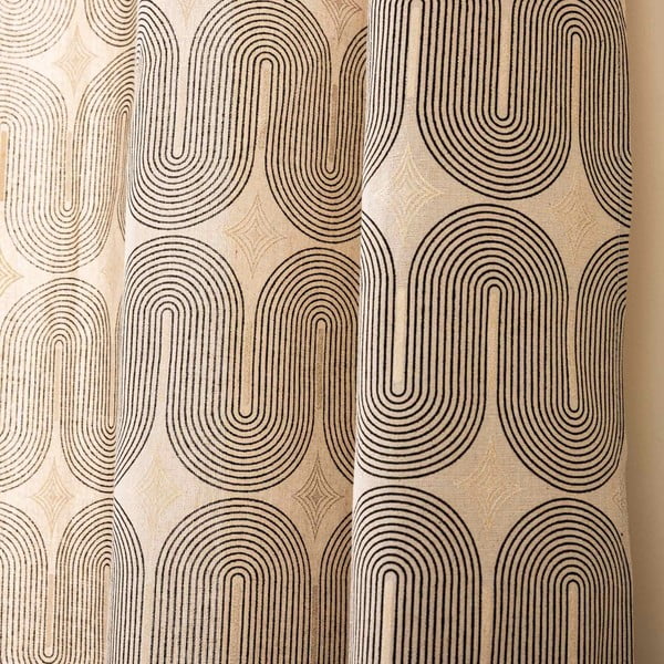 Must-beež kardin 140x240 cm Ondine - douceur d'intérieur-image-4