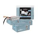 Vaakumplastist riiete hoiukastid 3tk komplektis 65x45x27 cm Blue Edition - Compactor