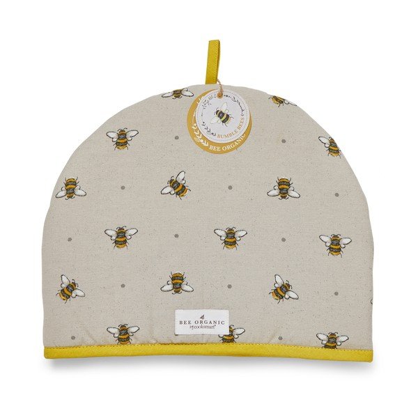 Beeži ja kollase puuvillase teekannukaane kaane koos Bumble Bee - Cooksmart ®-image-2
