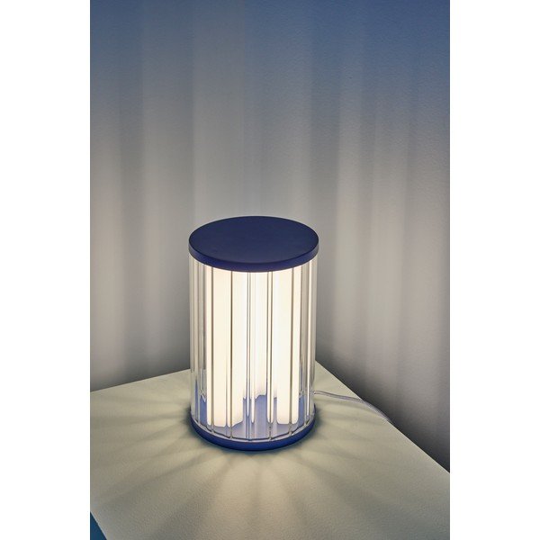 Sinisest klaasist hämardatav LED-laualamp (kõrgus 30 cm) Aru - Hübsch-image-2