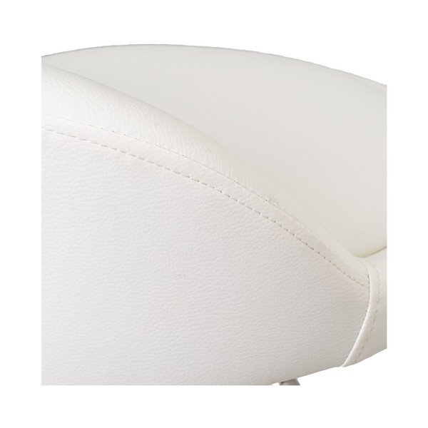 Valged kunstnahast reguleeritava kõrgusega baaritoolid 2tk komplektis (istme kõrgus 72 cm) - Casa Selección-image-1