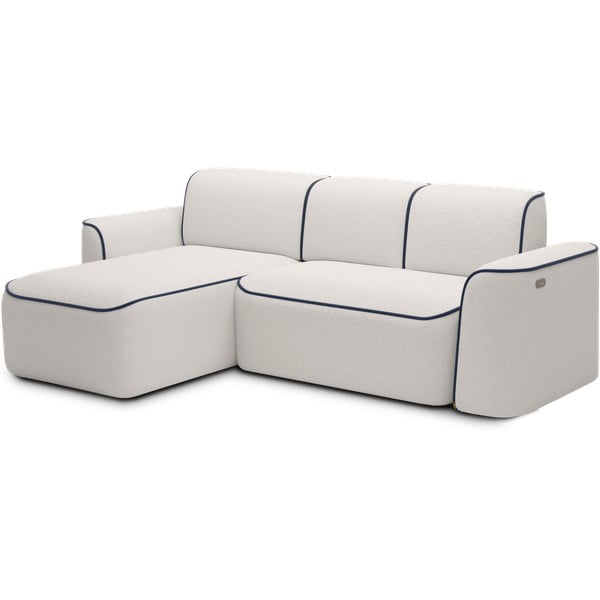 Kreem bouclé-kangast nurgadiivan (vasak nurk/lamamisosaga) Ume – ELTAP-image-2