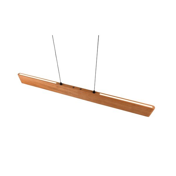 LED-rippvalgusti puidust varjuga Edgewood - Trio-image-4