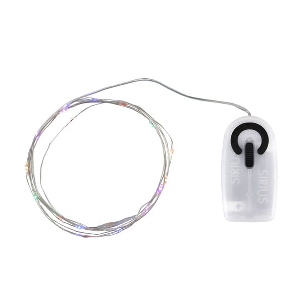 Valguskett, pirnide arv 20 tk, pikkus 190 cm Knirke multi - Sirius