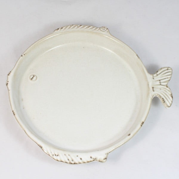 Keramický talíř Ryba, 20x18,5 cm