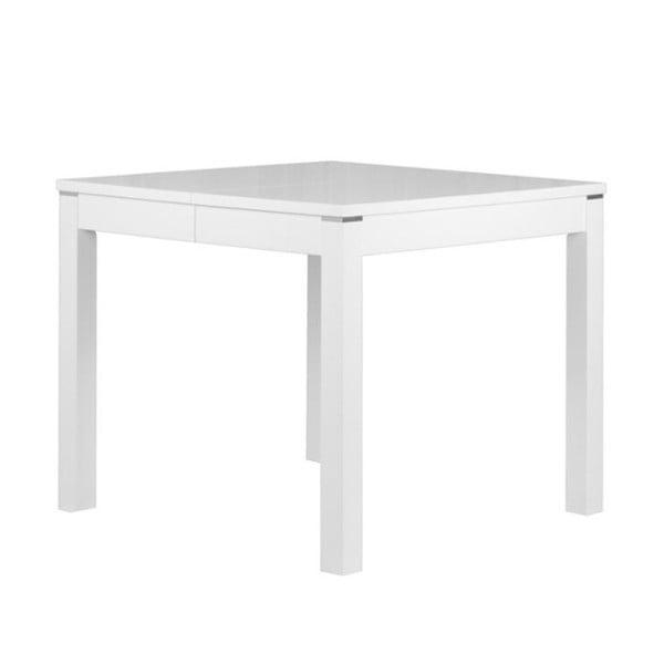 Matný bílý rozkládací jídelní stůl Durbas Style Eric, délka až 270 cm