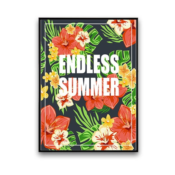 Plakát s květinami Endless Summer, 30 x 40 cm