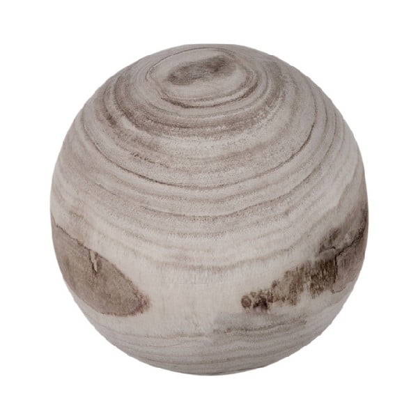Dekorativní koule ze dřeva Paulownia J-Line, ⌀ 12 cm