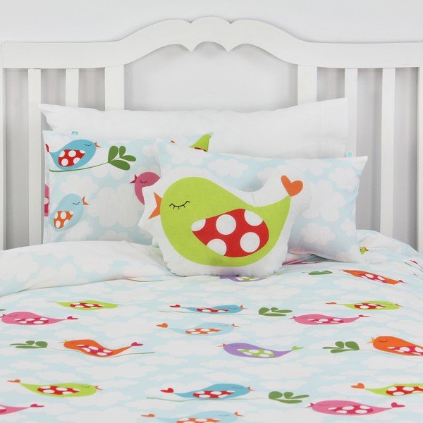 Laste puuvillane padi ja padi , 140 x 200 cm Little Birds - Mr. Fox-image-4