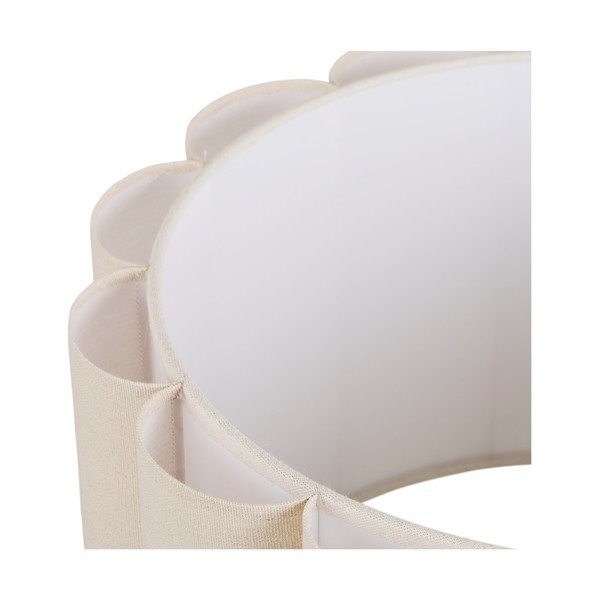 Beež/hõbedane linane põrandalamp (kõrgus 150 cm) Wattom - House Nordic-image-4
