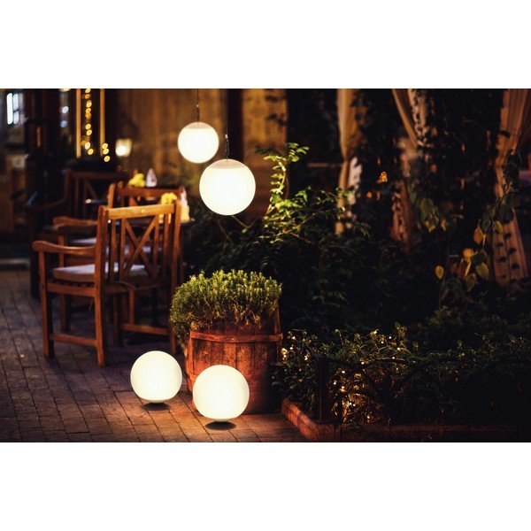 LED päikesepaneeliga timmitav välisvalgusti kaugjuhtimispuldiga ø 20 cm Twin - Fischer & Honsel-image-1