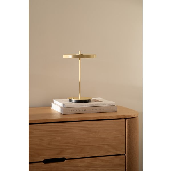 Helekollane LED-lauavalgusti metallist varjuga (kõrgus 31 cm) Asteria Move - UMAGE-image-1