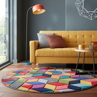 Ümmargune vaip ø 160 cm Dynamic - Flair Rugs