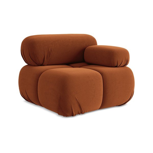 Oranž sametist diivanimoodul (paremas nurgas) Lokua - Makamii-image-1