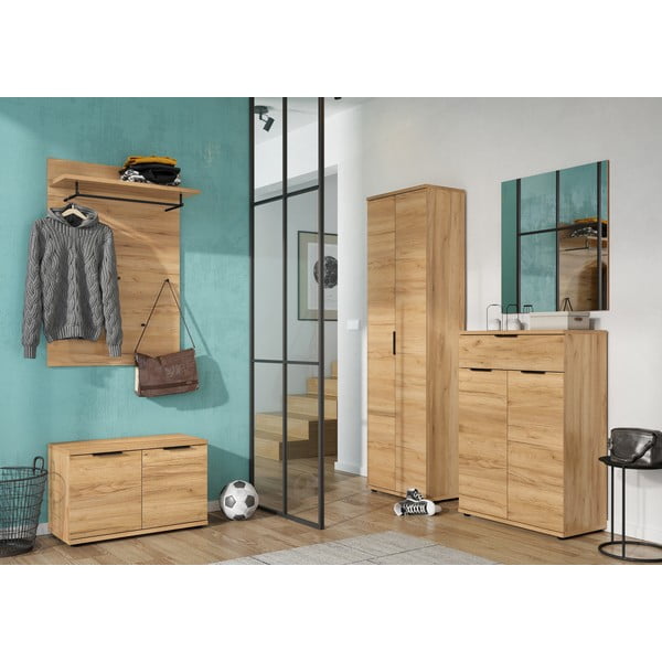 Puiduvärvi tammespooniga seinanagi 75x110x30 cm Fremont – Germania-image-1