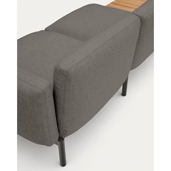 Tumehall polsterdatud aiadiivan Sorells - Kave Home-image-2