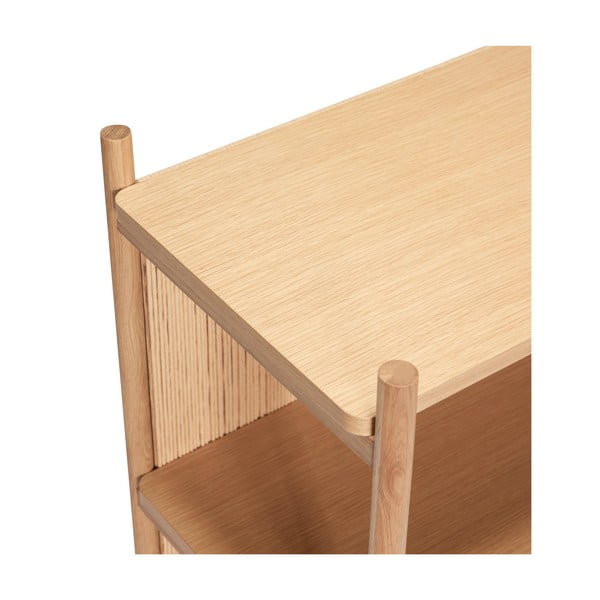 Tammedekooriga raamaturiiul 75x162 cm Heritage - Hübsch-image-1