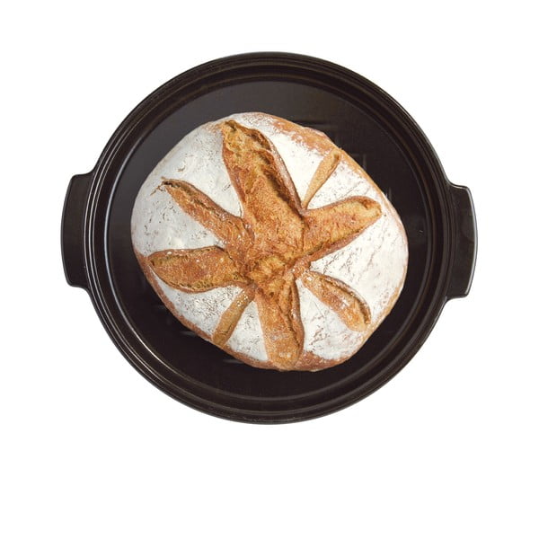 Must keraamiline leivavorm , ⌀ 29,5 cm - Emile Henry-image-2