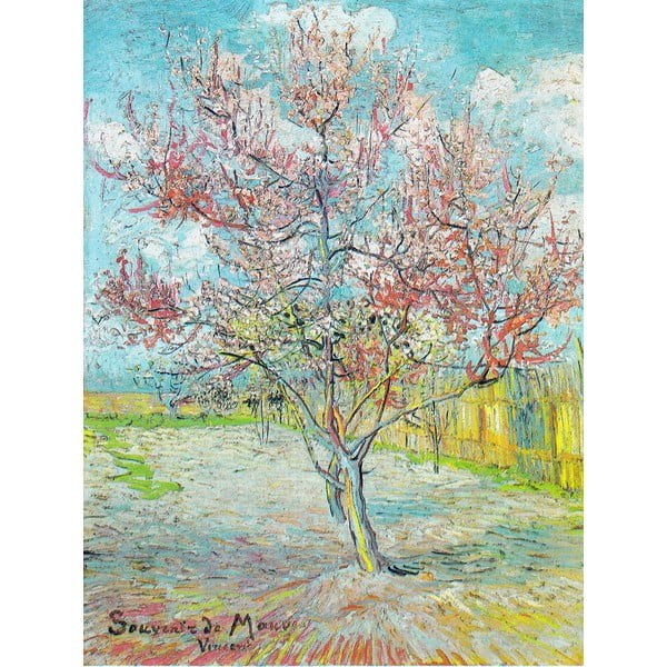 Maal - reproduktsioon 50x70 cm Pink Peach Trees, Vincent van Gogh - Fedkolor