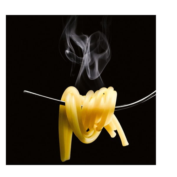 Skleněný obraz Spaghetti Al Dente, 30x30 cm