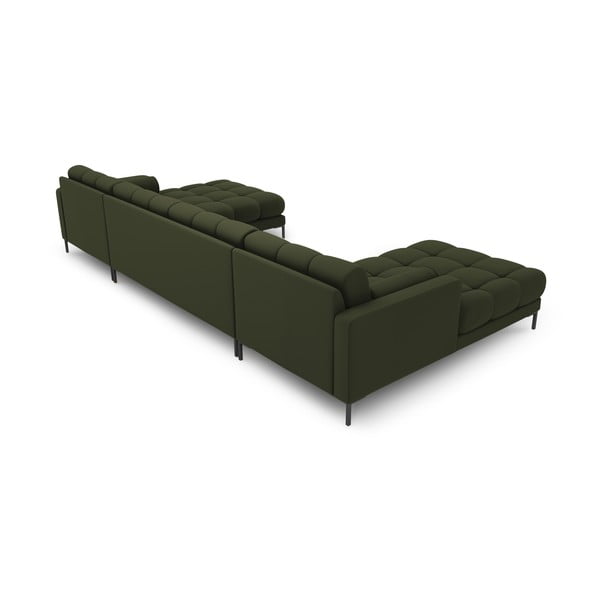 Roheline U-kujuline diivan Bali - Cosmopolitan Design-image-4