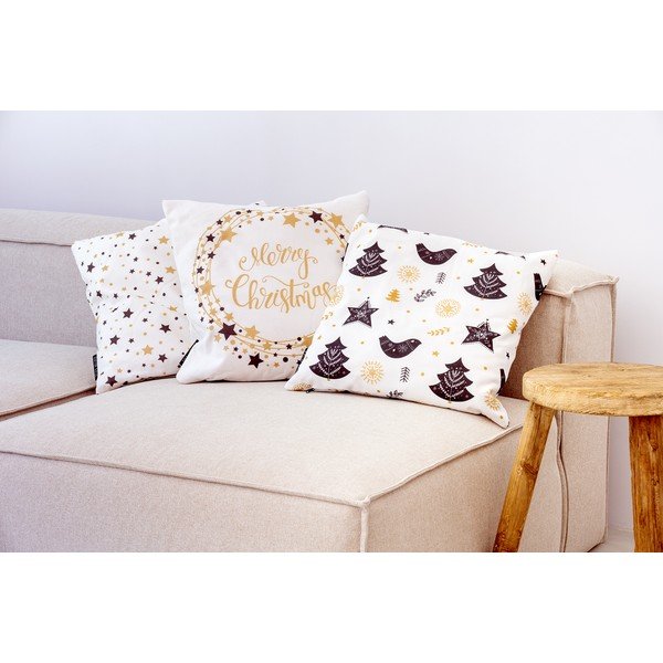 Jõulumotiiviga padjakate 45x45 cm Golden Stars – Butter Kings-image-3