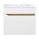 Valge madal rippuv kapp ilma valamuta 60x53 cm Set 857 - Pelipal