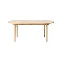 Kokkupandav söögilaud tammepuust 100x190 cm Carno - Unique Furniture