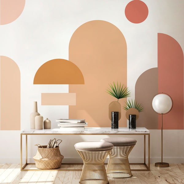 Seinakleebis 120x250 cm Abstract Sunset – Ambiance-image-3