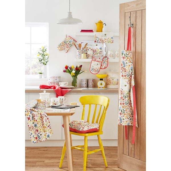 Be Happy puuvillane köögi esiliin - Cooksmart ®-image-3