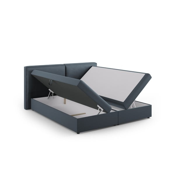 Sinine vedruvoodi koos panipaigaga 160x200 cm Arendal - Cosmopolitan Design-image-3