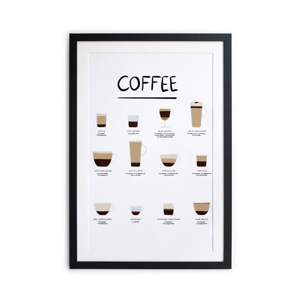 Plakat raamis 30x40 cm Coffee - Really Nice Things