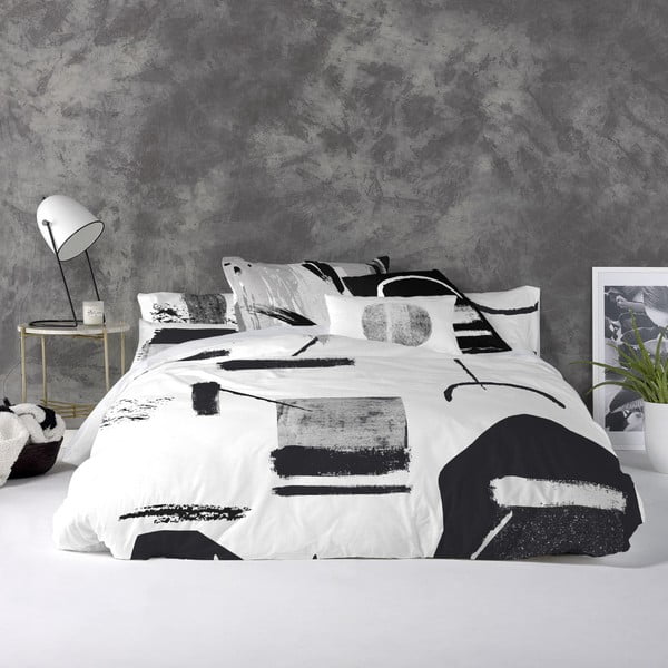 Puuvillane tekipadi Shapes, 200 x 200 cm Nordica - Blanc-image-1