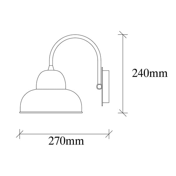 Must seinavalgusti Berceste - Opviq lights-image-4