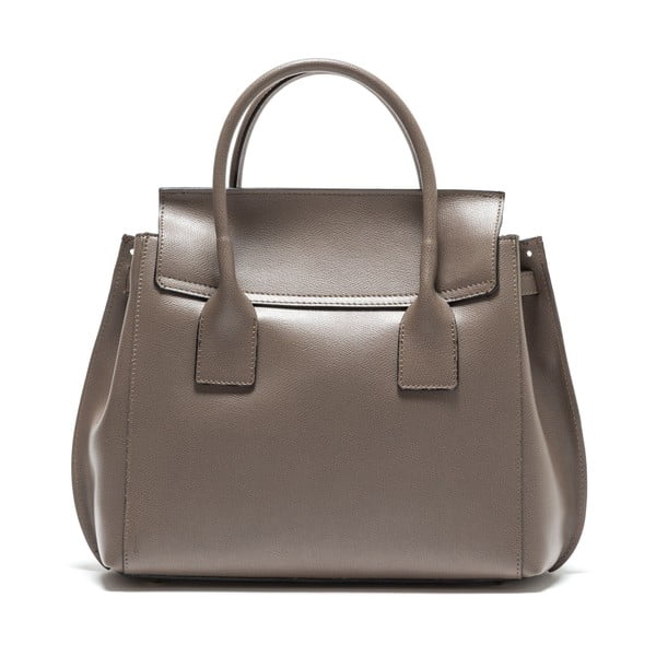 Šedo-hnědá kožená kabelka Isabella Rhea no. 479-image-1
