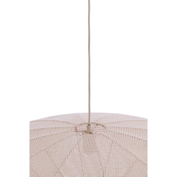 Kreemikas ripplamp kangast varjuga Satilla - Light & Living-image-2