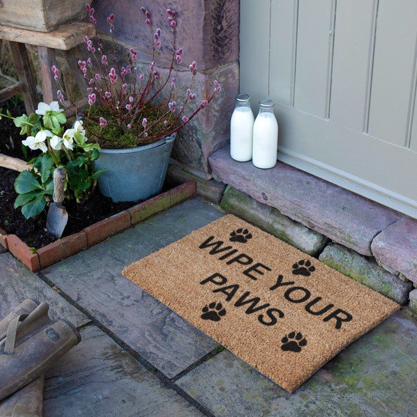 Kookoskiududest matt 40x60cm Wipe Your Paws - Artsy Doormats-image-3
