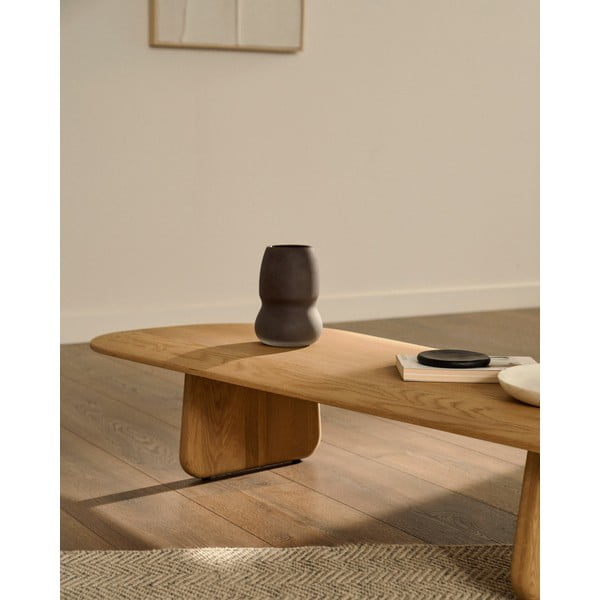 Tammepuidust diivanilaud 64x146 cm Pirita - Kave Home-image-1