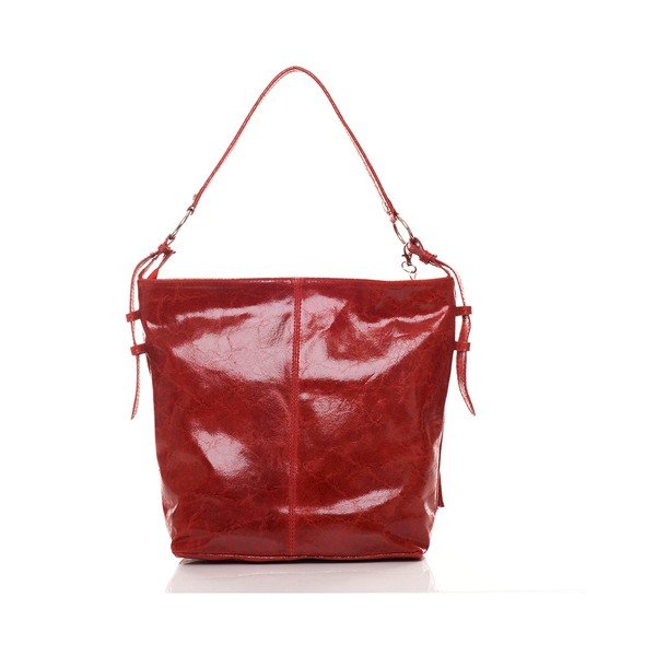 Kožená kabelka Hobo Red-image-2