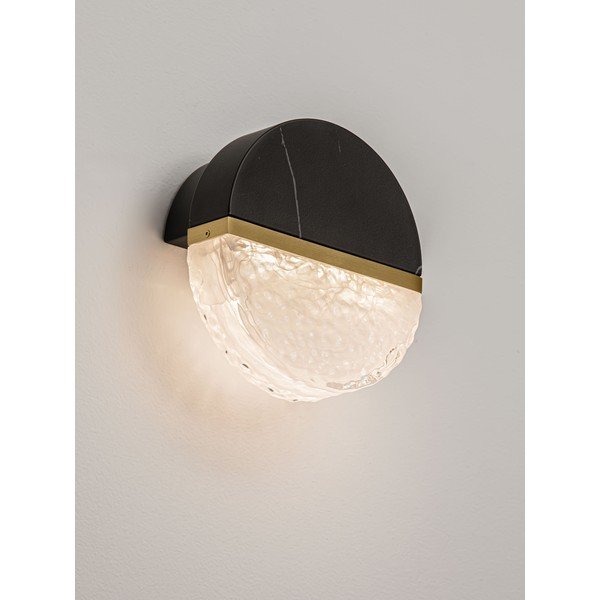 Must metallist hämardatav LED-seinavalgusti Dorin - Nova Luce-image-1