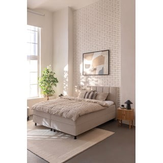 Beež vedruvoodi koos panipaigaga 180x200cm Elva Bold Line - Bonami Selection