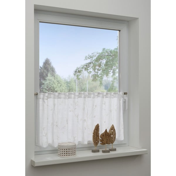 Valge kardin 45x140 cm - Gardinia-image-2