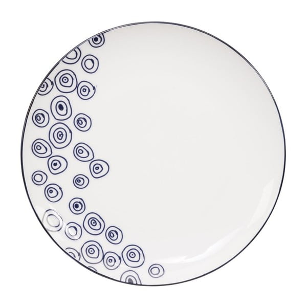 Porcelánový talíř Tokyo Design Studio Le Bleu De Nimes, ⌀ 20,5 cm