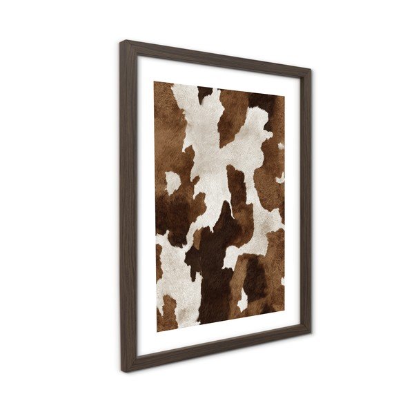Trükitud pilt raamiga 30x40 cm Cowhide - Styler-image-3