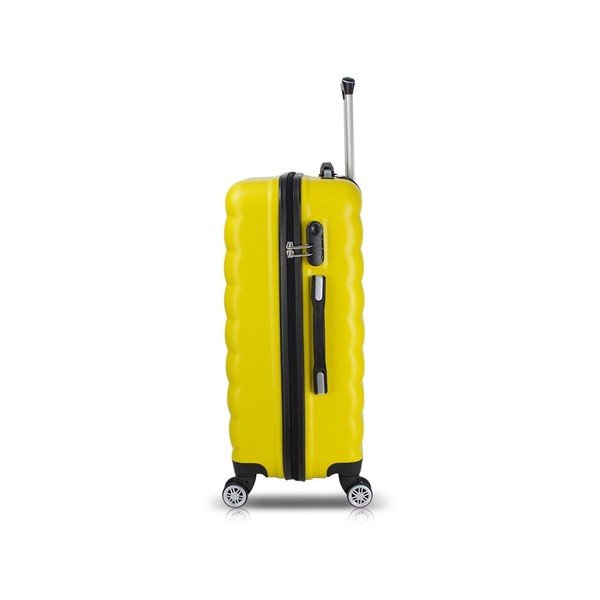 Žlutý cestovní kufr na kolečkách s USB portem My Valice COLORS RESSNO Pilot Suitcase-image-1
