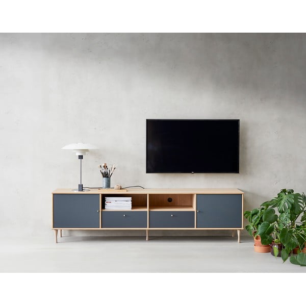 Tammega vooderdatud TV-kapp 233 Mistral - Hammel Furniture-image-1